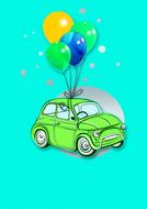 driver license greeting card