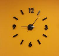 Clock Orange Wall