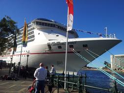 Cruise Boat in Sydney harbor