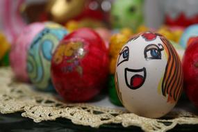 Eggs Easter Colored Colorful