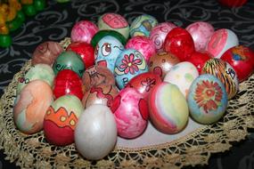 Eggs Easter Colored Colorful