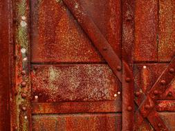 Rusted red Door