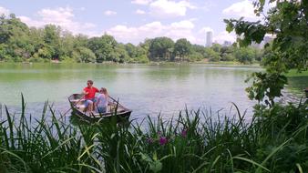 Romantic Boating couple