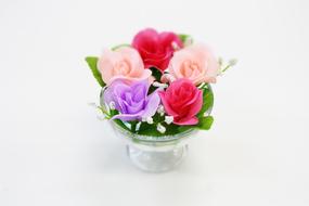 Flowers Artificial Red