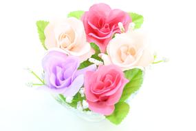 Flowers Artificial Red
