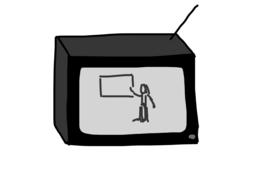 tv screen cartoon