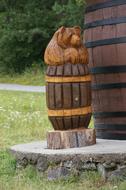 Bear Wood Carving