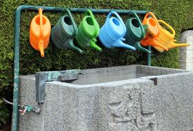 Watering Can Casting Water