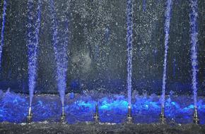 Water Fountain Illuminated