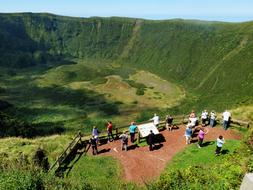 Azores Faial Crater landscape
