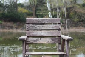 wooden Chair on pier