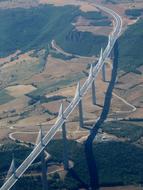 Viaduct Millau Plane View