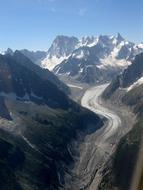 Mont Blanc Sea Ice France Plane