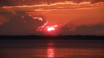 Sun Clouds at Sunrise