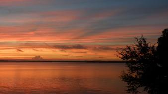 Sunrise Clouds River