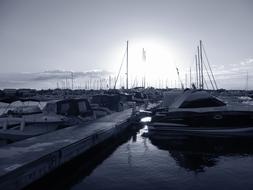 Croatia Sea Port Black And