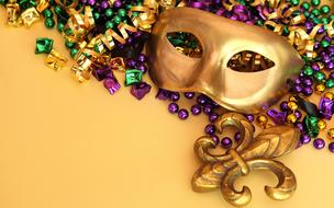 Glitter Golden mask