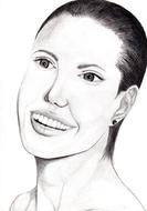 Angelina Jolie Drawing