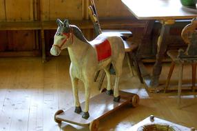 Wooden Horse Farmhouse Old