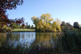 Lake Blue Sky Calmness