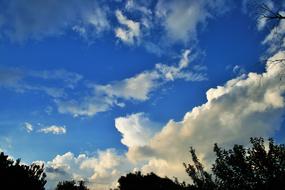 Spreading Cloud Sky Blue