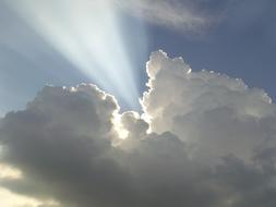 Cloud Sunbeam Light