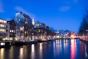 Amsterdam Canal Evening