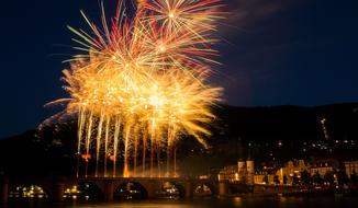 Fireworks Heidelberg Castle