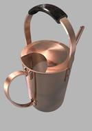 watering can gardening metal copper