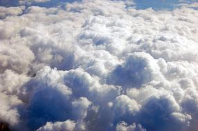 Aerial View Clouds Top