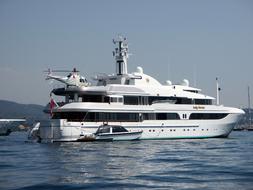 Yacht South Of France Helicopter