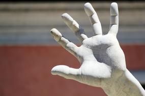 Hand Statue