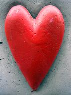 Red Beautiful Stone