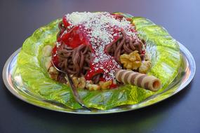 Spaghetti Ice Schokoeis