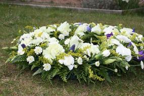 Wreaths Of Funeral Flowers