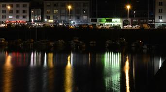Lights Port Reflection