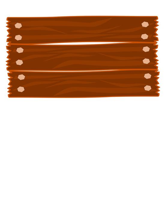 brown planks on white background