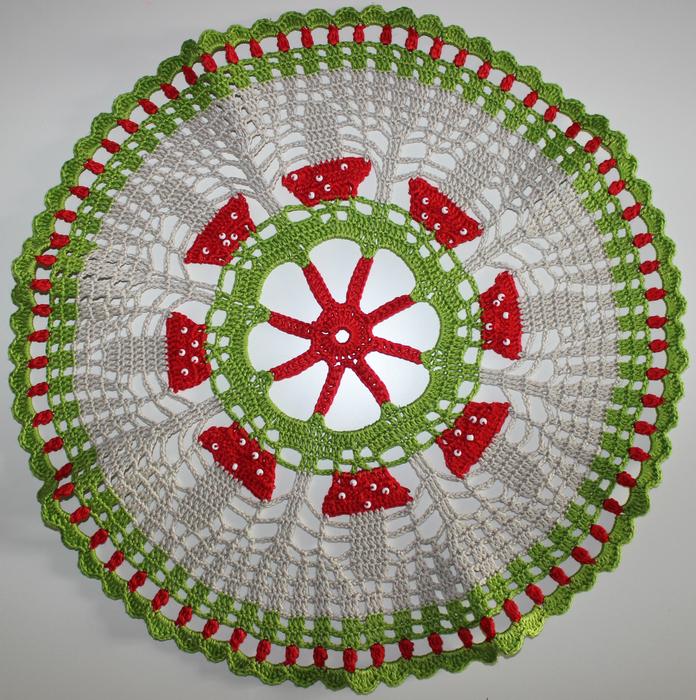 Green Crochet Hand Labor