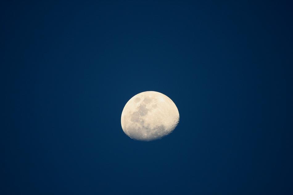 Moon Half Growing