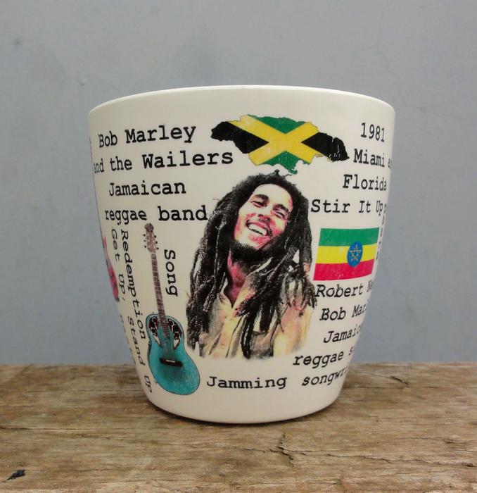 Flower Pot Bob Marley Jamaica