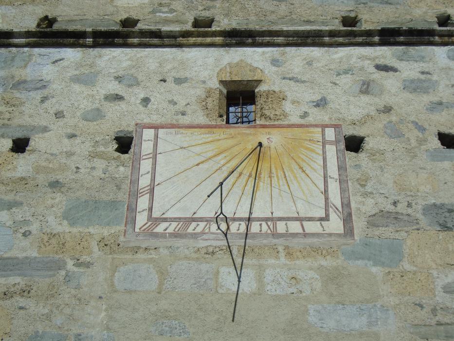 Clock Sundial Mustair