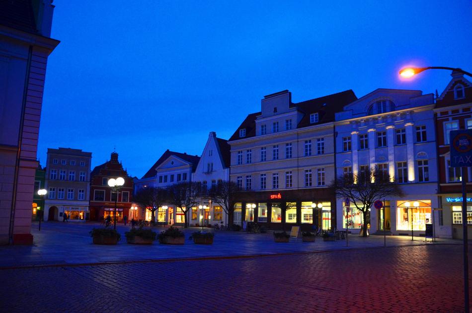 Market Güstrow Mecklenburg