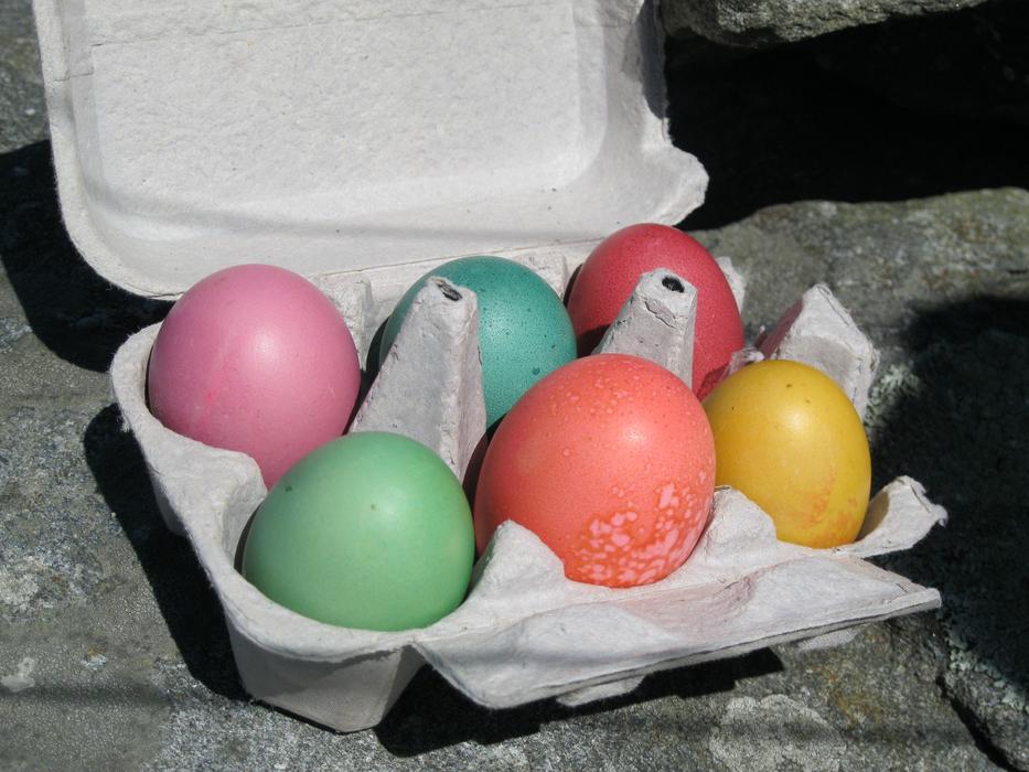 Easter Eggs Colored Holidays