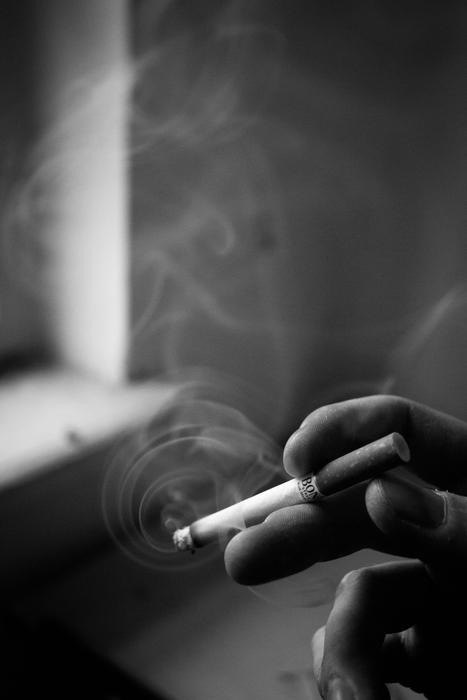 Cigarette Smoke Window