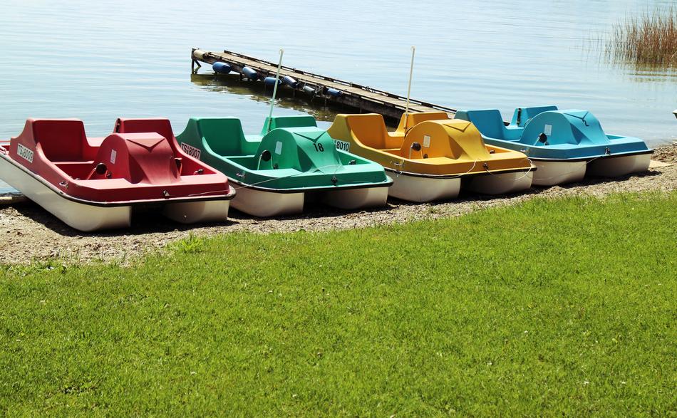 Pedal Boat Colorful