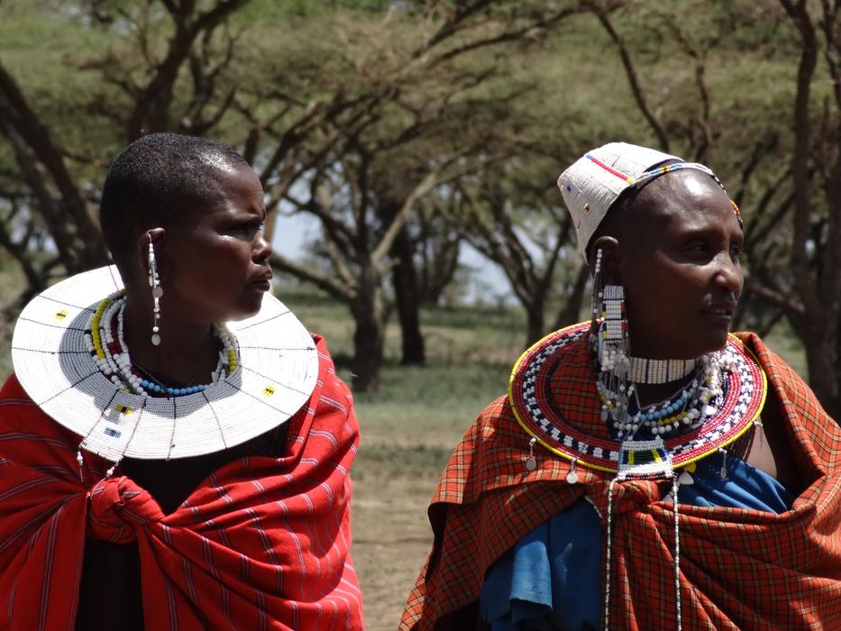 Masai Visit To The Women