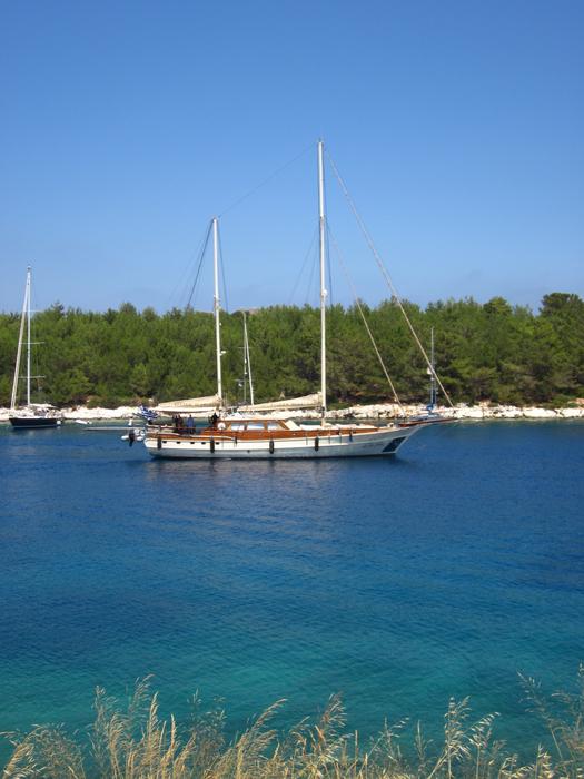 Boat Sailing Colorful