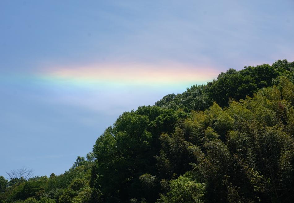 Sky Rainbow During The Day