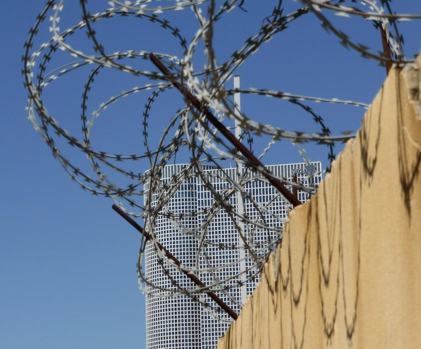 Tel Aviv Skyscraper Barbed Wire
