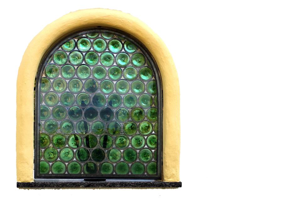 Window Slug Glass Bullseye